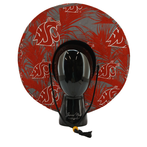 Washington State Cougars NCAA Floral Straw Hat NFS Game Hat Football - Picture 4 of 13